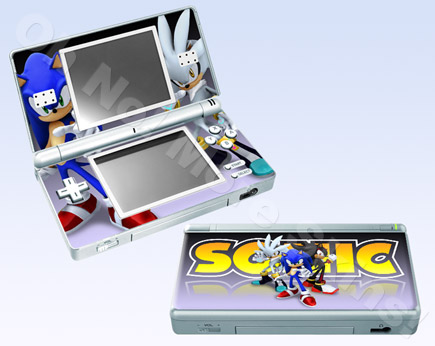 Nintendo DS Lite Skin Vinyl Decal   Sonic Rivals  